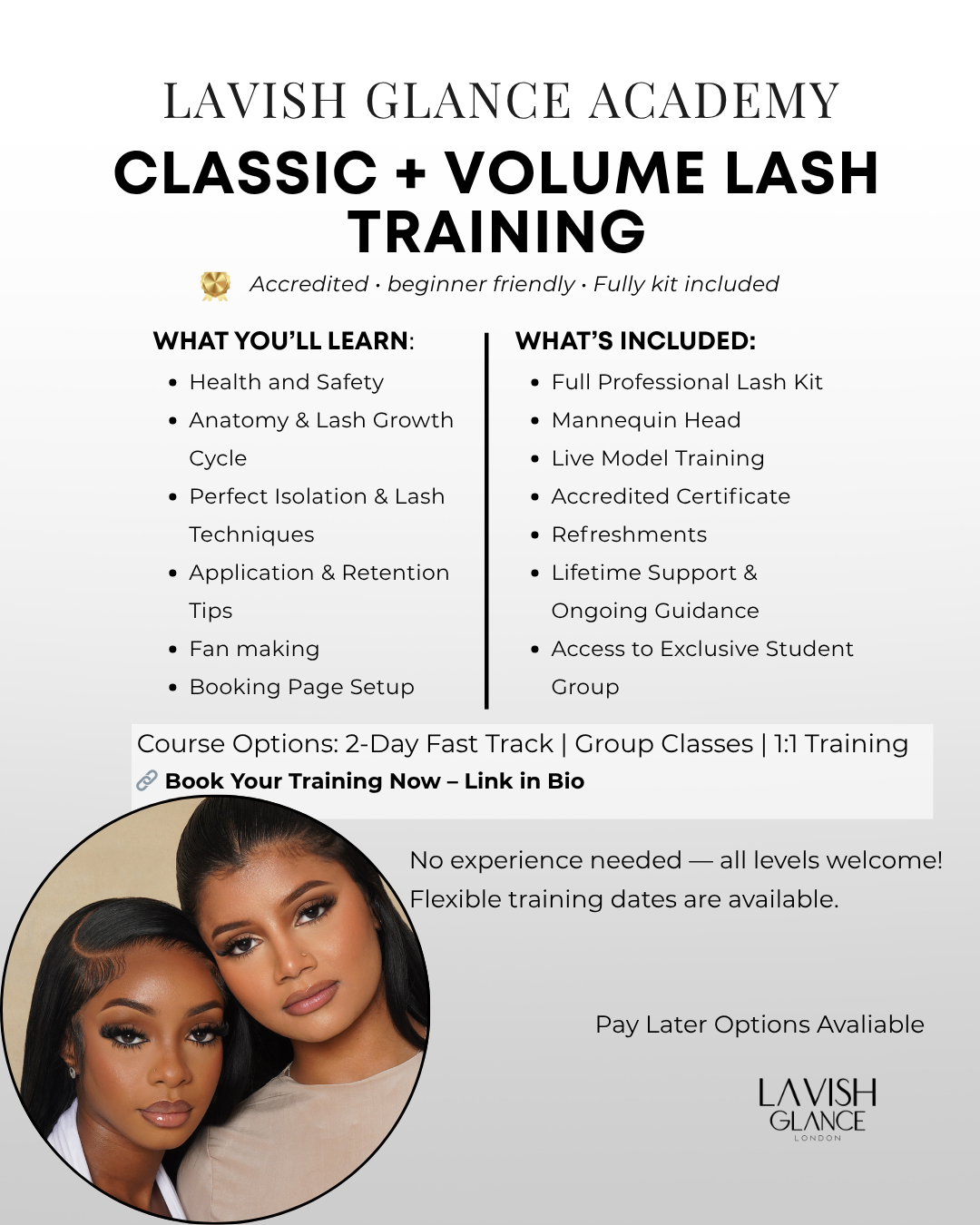 Fast Track 2-Day Classic & Volume - Accredited Course (1-1 or Group)