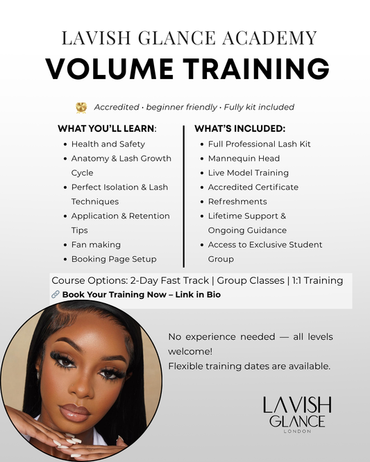 Volume Lash Training – Accredited Course (1-1 or Group)